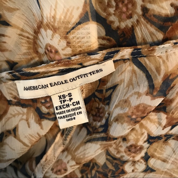 NWOT- AE kimono-style sheer cardigan - Picture 3 of 3